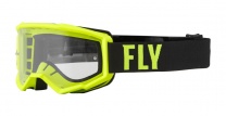  Okuliare FLY - FOCUS čierno/žlté neon