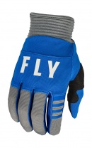   rukavice F-16, FLY RACING - USA 2023 (modrá/šedá)