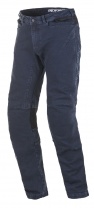   nohavice, jeansy COMPASS pre RIDING, ALPINESTARS (tmavá modrá)
