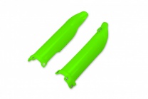 UFO plast Kryty predných tlmičov Kawasaki KXF 250 09-24, KXF 450 09-23 fluo zelená