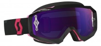 Scott Okuliare HUSTLE MX černá/fluo ružová - fialové chrómové sklo