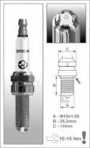 Brisk Sviečka zapaľovania BRISK COR10LGS Premium