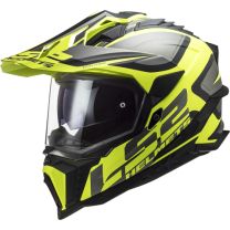  Prilba LS2 MX701 EXPLORER ALTER MATT BLACK H-V YELLOW