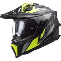  Prilba LS2 MX701 EXPLORER C FOCUS M.TITANIUM H-V YELLOW