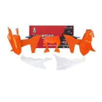 R-TECH Sada plastov KTM EXC/EXC-F 2024-2025 oranžovo/biela