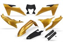 UFO plast Sada plastov KTM EXC/EXC-F 2024-2025 zlato/čierna