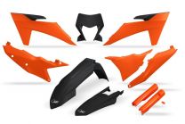 UFO plast Sada plastov kompletná KTM EXC/EXC-F 2024-2025 oranžovo/čierna