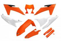 UFO plast Sada plastov kompletná KTM EXC/EXC-F 2024-2025 oranžovo/biela