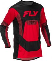 Dres LITE, FLY RACING - USA 2026 (čierna/červená)