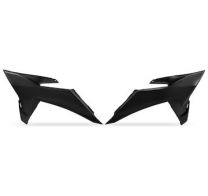 Kryty chladiča KTM SX/SX-F 2025-2026, EXC/EXC-F 2026 čierne