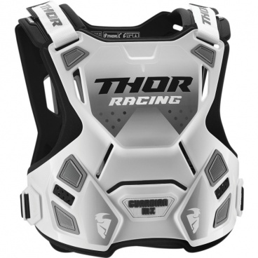 Chránič hrude detský THOR Roost Deflector biely 2XS/XS