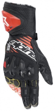  rukavice GP TECH 2, ALPINESTARS (černá/bílá/červená fluo) 2024