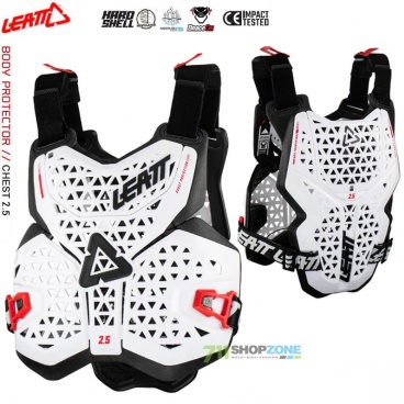 Leatt Chest Protector 2.5 V23 chránič hrudi, biela