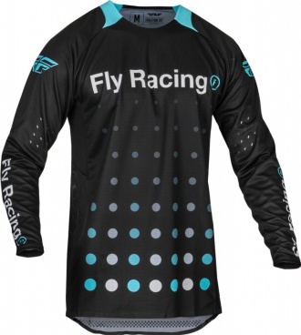  dres EVOLUTION DST. FLY RACING - USA 2024 (černá/modrá)